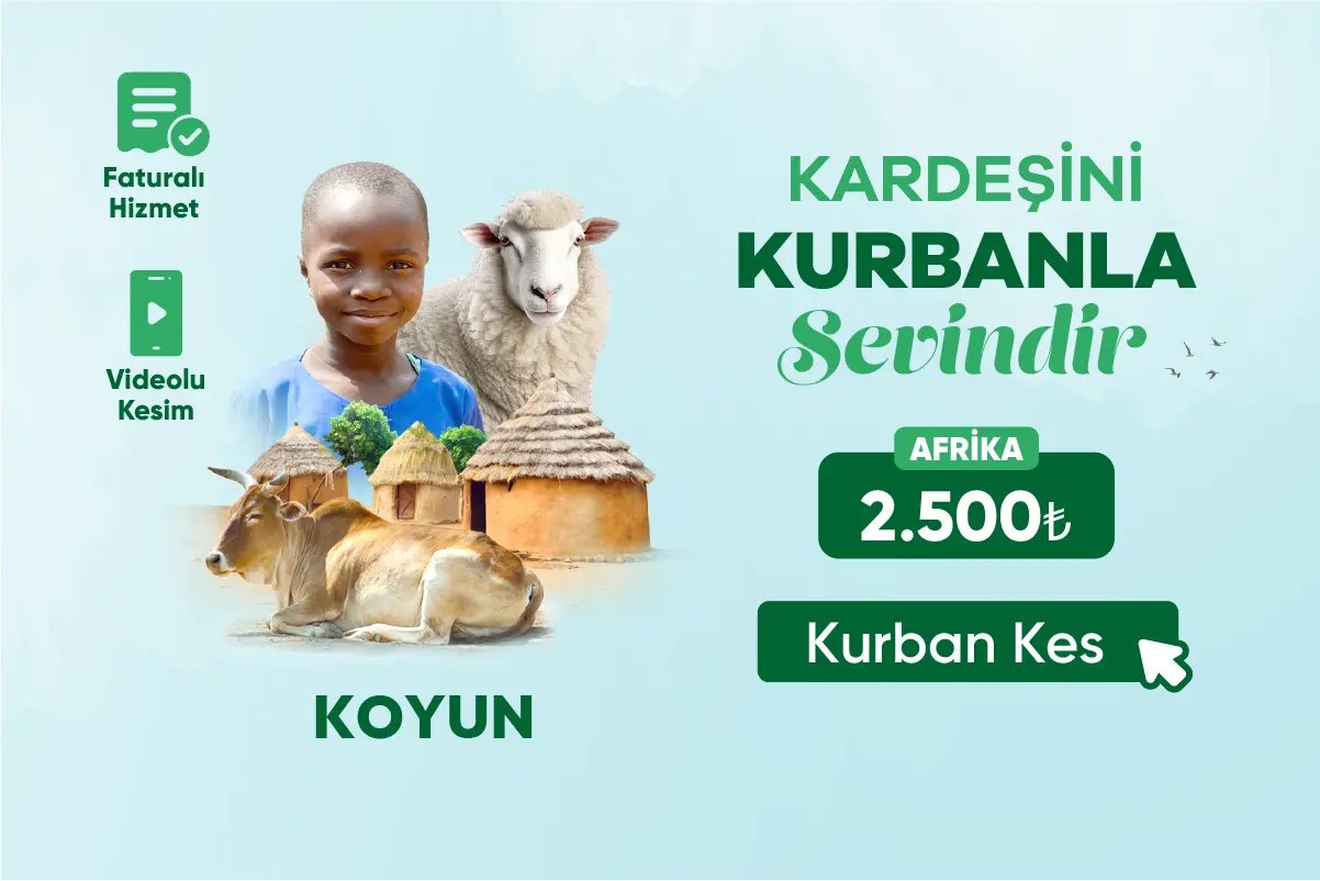 kurban kes koyun